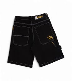 לצפייה במוצר HiRock Black Hip-Hop Shorts – Yellow Logo